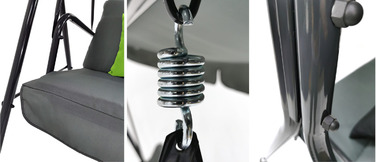 Садова підвісна гойдалка Kontrast, 41 x 130 см