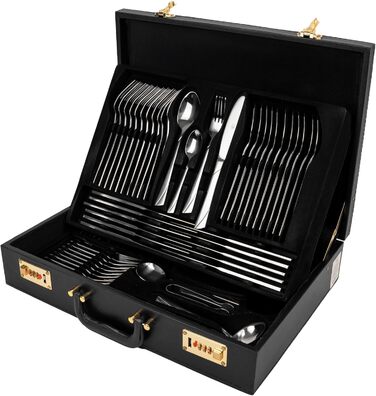 Набір столових приборів Karl Hausmann на 12 осіб (72 шт.) - нержавіюча сталь, придатний для миття в посудомийній машині