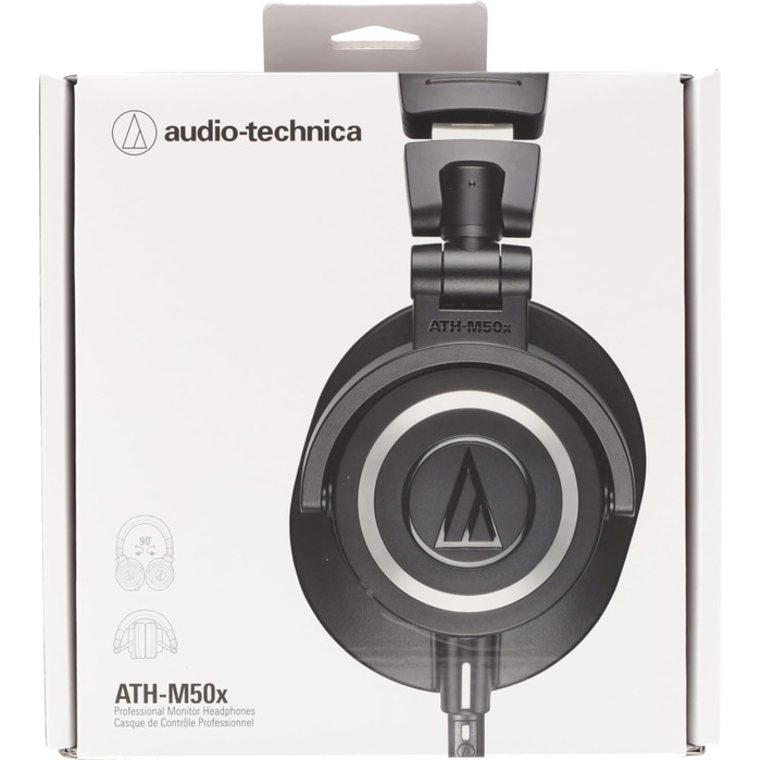 Моніторні навушники Audio-Technica M50 шт. Pro чорні дротові