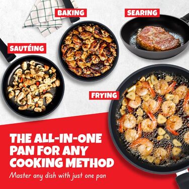 Набір сковорідок KUHN RIKON Brat- & Universal, чорний (28см + 24см)