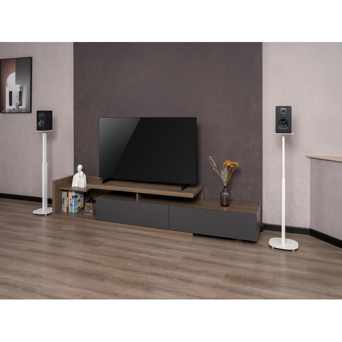 Підставка для динаміків My Wall HS 23 L, висувна, підлого типу, регульована по висоті, 2 шт. (білий)