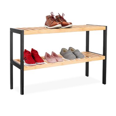 Стелаж для взуття Relaxdays з бамбука