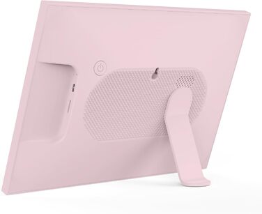 Цифровий фоторамка Cytem 10.1 дюйма з Wi-Fi, 32GB, сенсор руху, автоматичне поворотом, IPS 16:10 дисплей, сенсорний екран (рожевий)