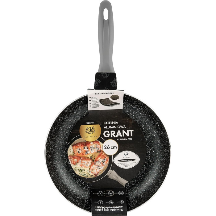Сковорода Karl Hausmann Induktion Ø20 см з антипригарним покриттям з граніту | Сковорода для всіх типів плит, включаючи газову | Без PTFE та PFOA