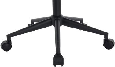 Офісний стіл Pascal Morabito BATARU - крісло з велюру, кремово-чорне, регульована висота