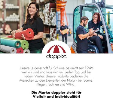 Чохол для садового парасоля Doppler Jack для центрального кріплення | Захисний чохол для парасоля з максимальним діаметром | Стійкий до погодних умов, з блискавкою та ручкою (L)