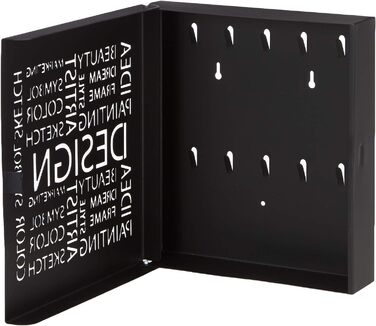 Підставка під меблевий парасольку, металева, W 16 x D 16 x H 48 см (Чорний, комплект з коробкою для ключів)