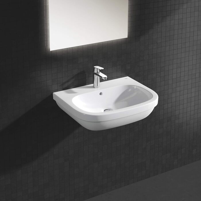 Змішувач для ванної кімнати Grohe Eurosmart Cosmopolitan, хром, 30 см, водозберігаючий, з витяжною системою