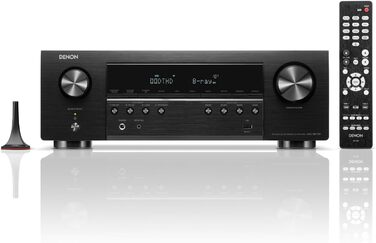 Канальний AV-ресивер Denon AVC-S670H, 8K HDMI, Bluetooth, Wi-Fi, HEOS, Alexa, Чорний, 5.2-