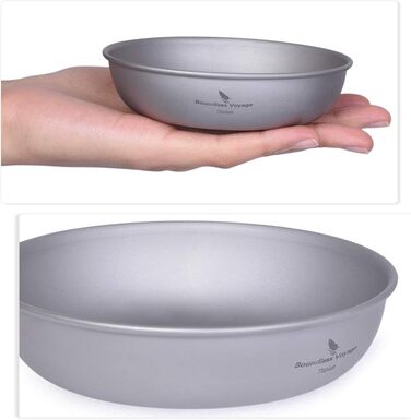 Тарілка для кемпінгу iBasingo Titan Teller 18.5 см: легка, міцна, для пікніка та приготування їжі