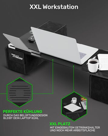 Підставка для ноутбука Couchmaster CYBOSS: ергономічна, широка, для дивану, софи та ліжка