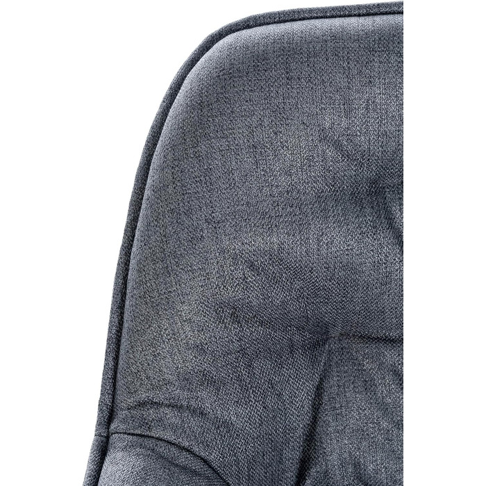 Набір з 2 барних стільців Gibson - рожеві, з підніжками, матеріал: тканина, сірий колір