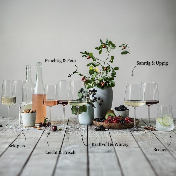 Кельментини Zwiesel Glas Vivid Senses (2 шт.) - витончені кельментини з тритан-кристалу, Made in Germany