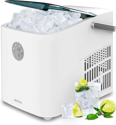 Машина для льоду Cecotec Chillin' Ice 1200 Go, 12 кг/день, 120 Вт, 2 розміри кубиків, швидке заморожування (6-8 хв)