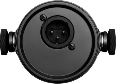Динамічний XLR мікрофон Shure MV7X для подкастингу та вокалу, професійна якість, Voice Isolation, чорний