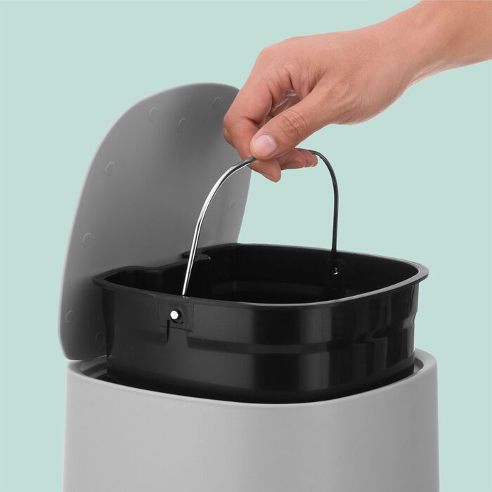 Відро для сміття Relaxdays 5 л з м'яким закриттям