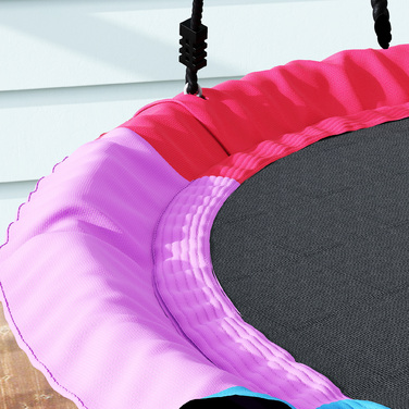 Дитяча гойдалка-гніздочко з регулюванням висоти, Ø 120 см, витримує до 300 кг, для дітей віком 3-8 років, розміри 120 x 120 x 180 см, багато кольорів