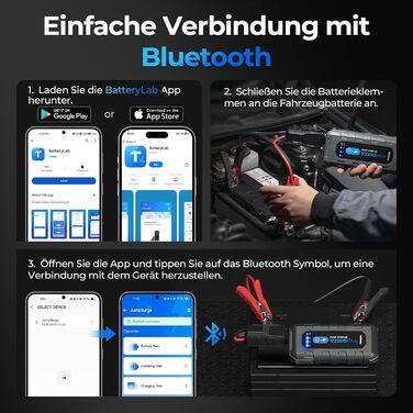 TOPDON JS3000 Powerbank для запуску двигуна, 12V, 24000mAh, 2200A, для бензинових (9.0L) та дизельних (7.0L) двигунів, з EVA-чохлом