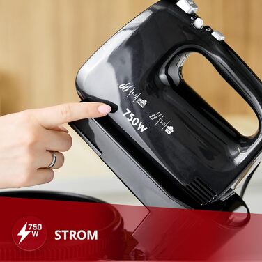 Кухонний комбайн MPM MMR-16Z з обертовою чашею 3,4 л, BPA free, 750W, білий. 5 швидкостей + Turbo, міксер з нержавіючої сталі, кухонний робот з двома чашами (чорний)