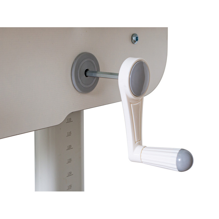 Дитячий стіл Mealux Hamilton Multicolor PN з полицею S-50 (арт. BD-680 W/G MC+PN+S50 WG)