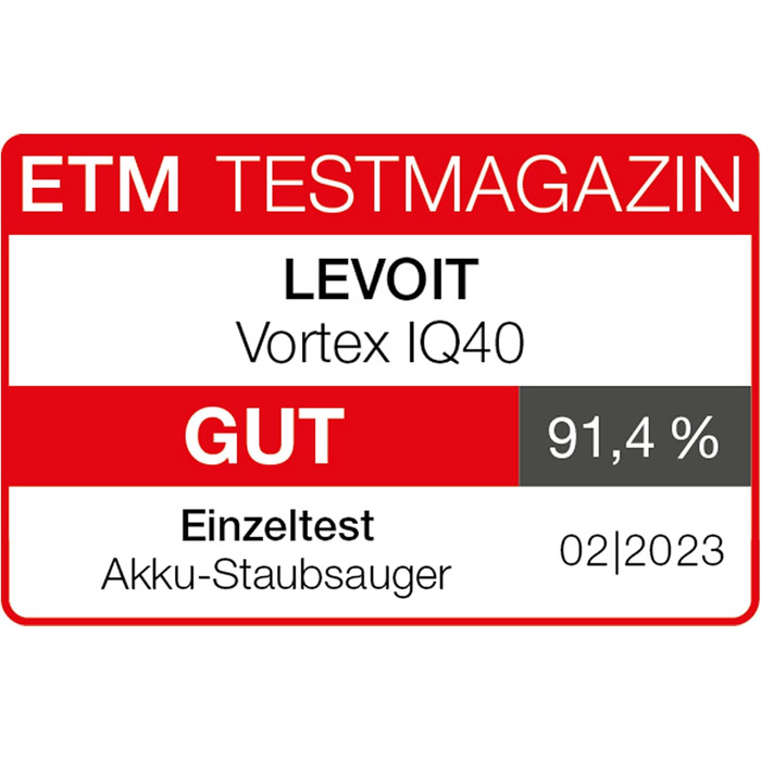 Акумуляторний пилосос Levoit з міні-турбонасадкою, 2 HEPA-фільтрами, час роботи 40 хв., без мішка, для шерсті домашніх тварин та автомобіля