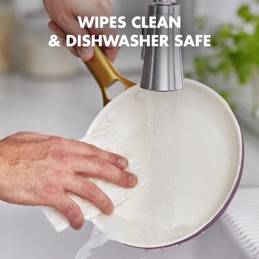 Набір сковорідок GreenPan Reserve з керамічним покриттям, 3 шт. (10', 12', 24 см), фіолетовий