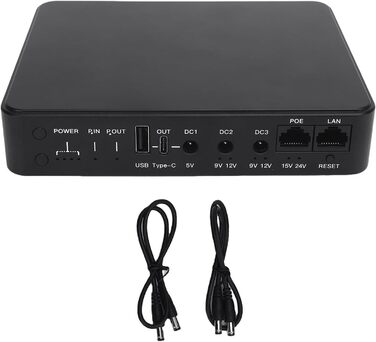 UPS джерело безперебійного живлення 9000mAh для USB 5V/9V/12V/15V/24V DC