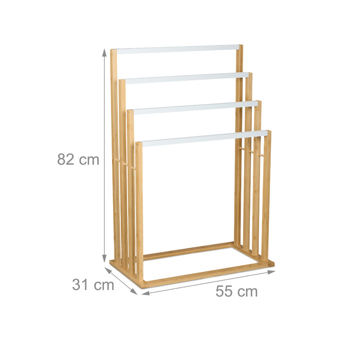 Бамбукова рушникосушка Relaxdays