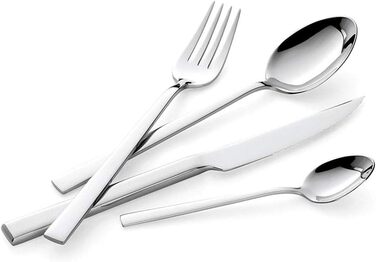 Набір столових приборів Lagostina Giada з нержавіючої сталі 18/10, 24 частини, для 6 осіб