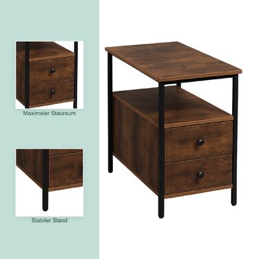 Relaxdays Додатковий столик з розетками