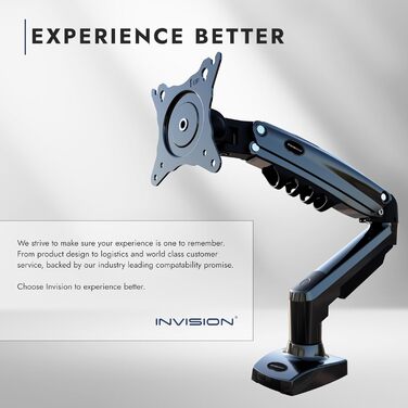Кріплення для монітора Invision MX200, 19-32 дюйми, VESA 75/100 мм, регульоване, для офісу та дому