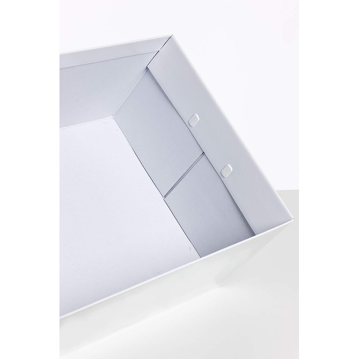 Картонні коробки для зберігання КЕНГУРУ, картонні подарункові коробки з кришками розміром 40x50x25 см, 2 шт. и (1 упаковка) (бежевого кольору)