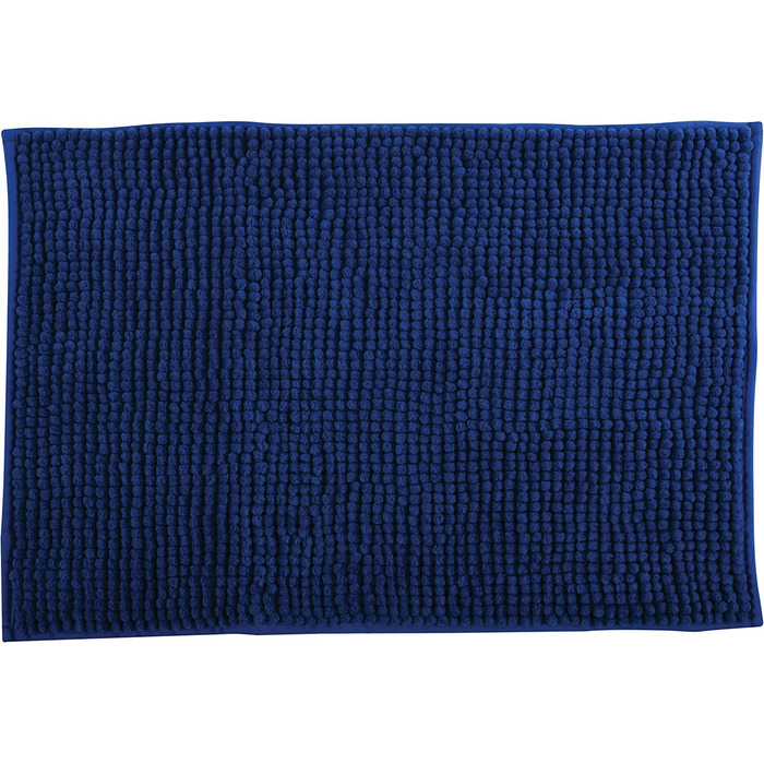 Килимок для ванної MSV килимок для ванної килимок для душу синель килимок для ванної з високим ворсом 60x90 см- (синій, 50x80 см)