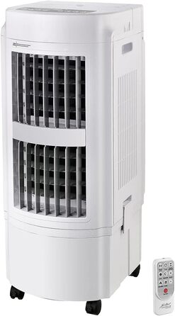 Кондиціонер для очищувача повітря Sichler Home Appliances охолоджувач повітря 3в1, зволожувач, іонізатор, ролики, 20 л, 100 Вт, 1400 мл/год (зволожувач кондиціонера)