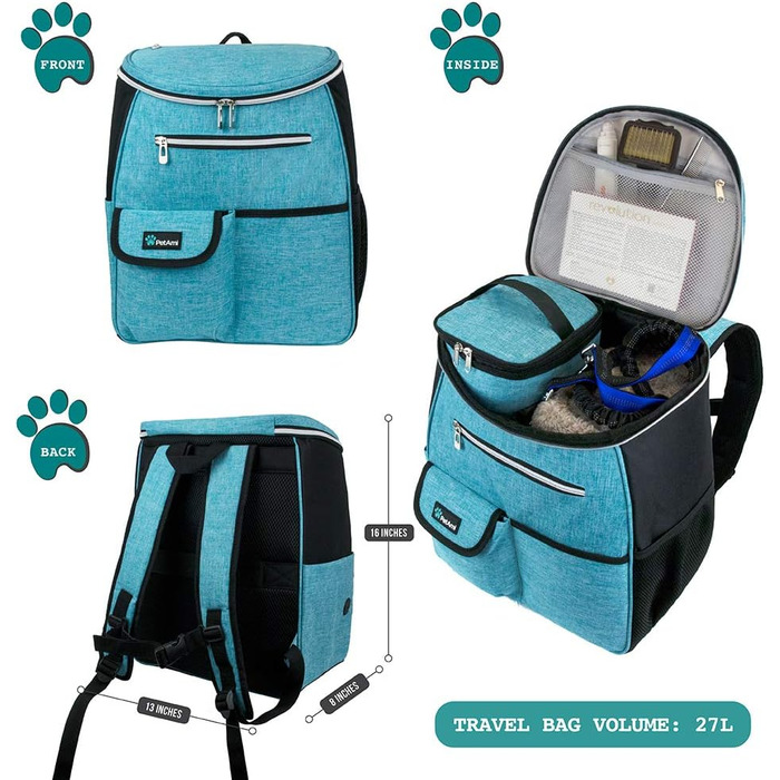Рюкзак для собак PetAmi, дозволений для авіаперевезень