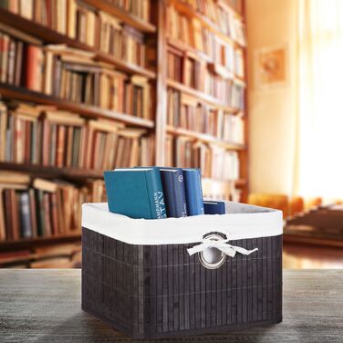 Кошик для зберігання Relaxdays з бамбука