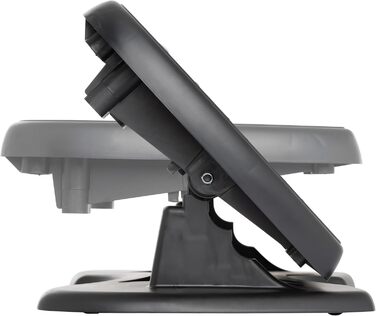 Підніжка для ніг Unilux Nymphea, регульована, антиковзка, динамічна, для офісу та дому, чорна, 43 x 33,7 x 12,2 см