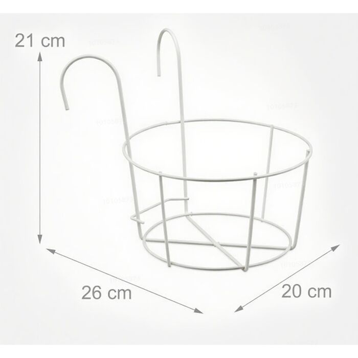 Набір з 6 підвісних горщиків для квітів Relaxdays