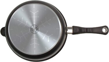 Чавунна сковорода AMT Gastro для індукції, діаметр 28 см, Висота 7 см, алюмінієве лиття(алюміній), антипригарне покриття Lotan для