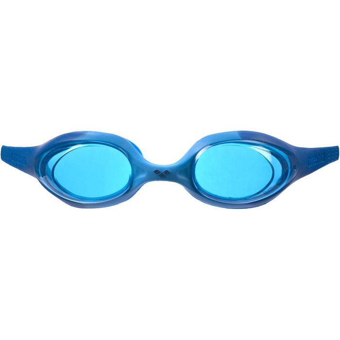 Спортивні окуляри для плавання для дітей унісекс Арена, сині-світло-блакитні-сині (78), один розмір і дитячі тренувальні окуляри для плавання для чоловіків і жінок Spider Junior, темно-сині-прозорі-з цитронелою, один розмір