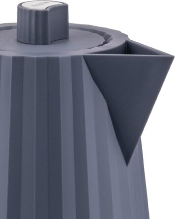 Електричний чайник Alessi Plissé MDL06/1WUK - 1.7 л, білий, 2400W, з термопластичного матеріалу, штекер UK, 100 cl