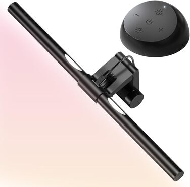 LED лампа для монітора з USB та сенсорним керуванням, захист від синього світла, регулювання яскравості та кольорової температури, настільна лампа для комп'ютера