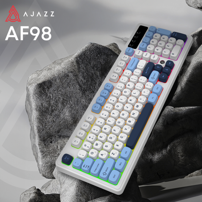 Дротова клавіатура Ajazz AF98 Glacier Blue (AF98-GB)