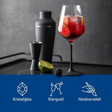 Набір склянок Villeroy & Boch Manufacture Rock (4 шт., 300 мл) з ручним розписом, 300 мл