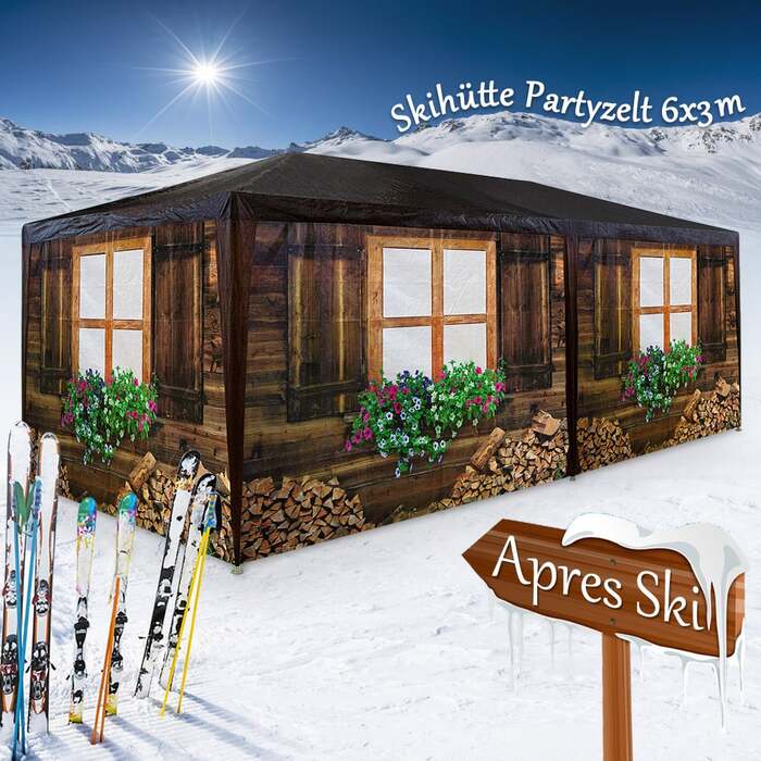 Marquee Almhütte 3x6m