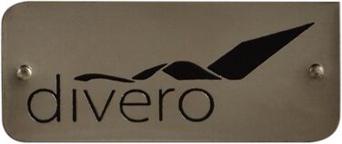 Садова лавка Divero Abruzzo 3-місна з тикового дерева, коричнева (оброблена)