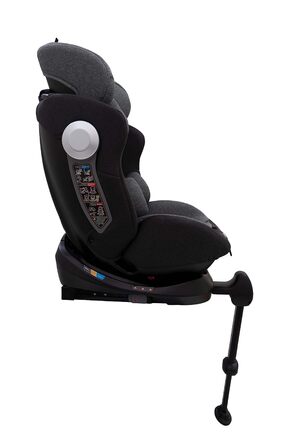 Дитяче автокрісло PETEX I-SIZE Lukas 1241 з ISOFIX 44441218 (сірий, антрацит)