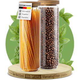 Набір скляних банок для зберігання з кришкою (300, 500, 700, 1000 мл) | Герметичні та захищені від молі | Для спецій та продуктів харчування