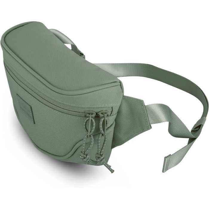 Поясна сумка для жінок і чоловіків - Ben - Сумка на пояс з сумки на стегнах для повсякденного дня, фестивалів і спорту - Високоякісна сумка на стегнах Сумка через плече - водовідштовхувальна (шавлія зелена)