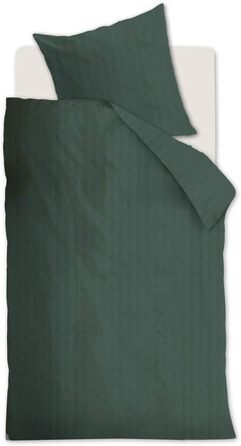 Постільна білизна Shine Mako Satin Комплект постільної білизни Колір Темно-зелений Розмір 80x80 Однотонний Uni